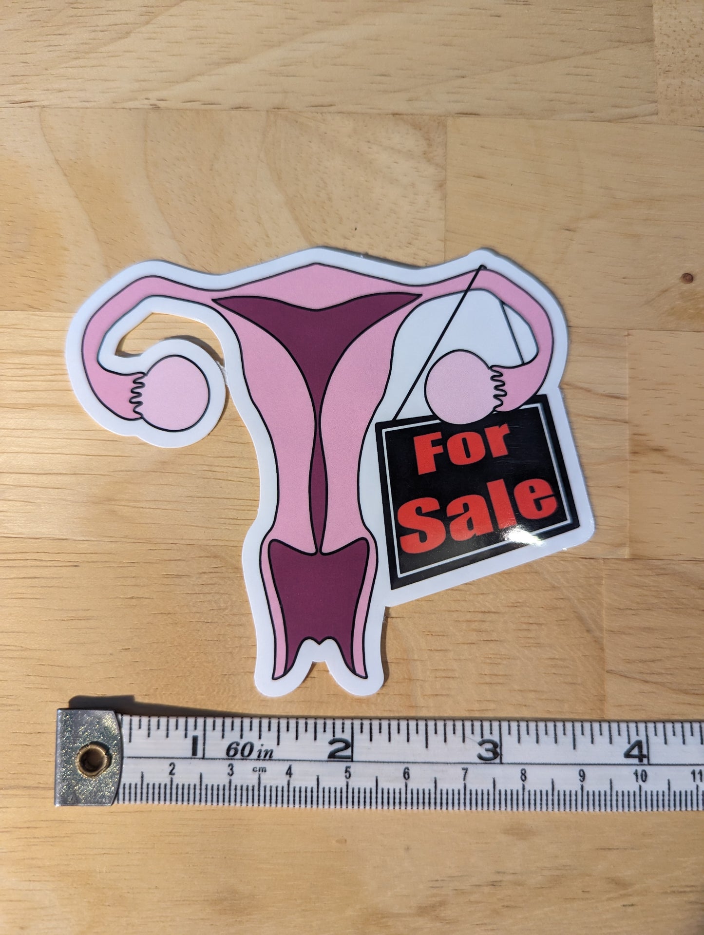 Uterus for Sale Glossy Sticker