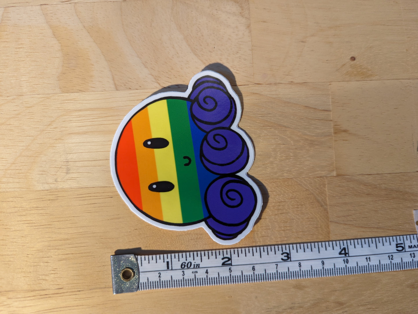 LGTBQIA+ Octopus Glossy Sticker