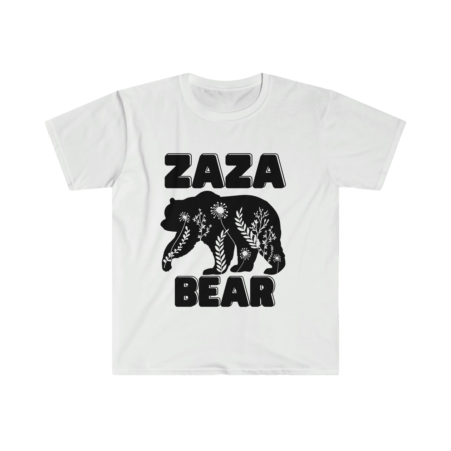 Zaza Bear Nonbinary Parent Unisex Softstyle T-Shirt