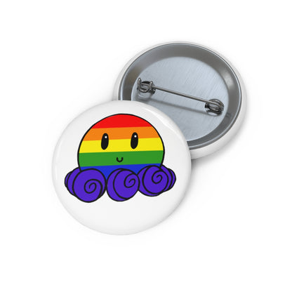 Rainbow OctoPride Pin Buttons