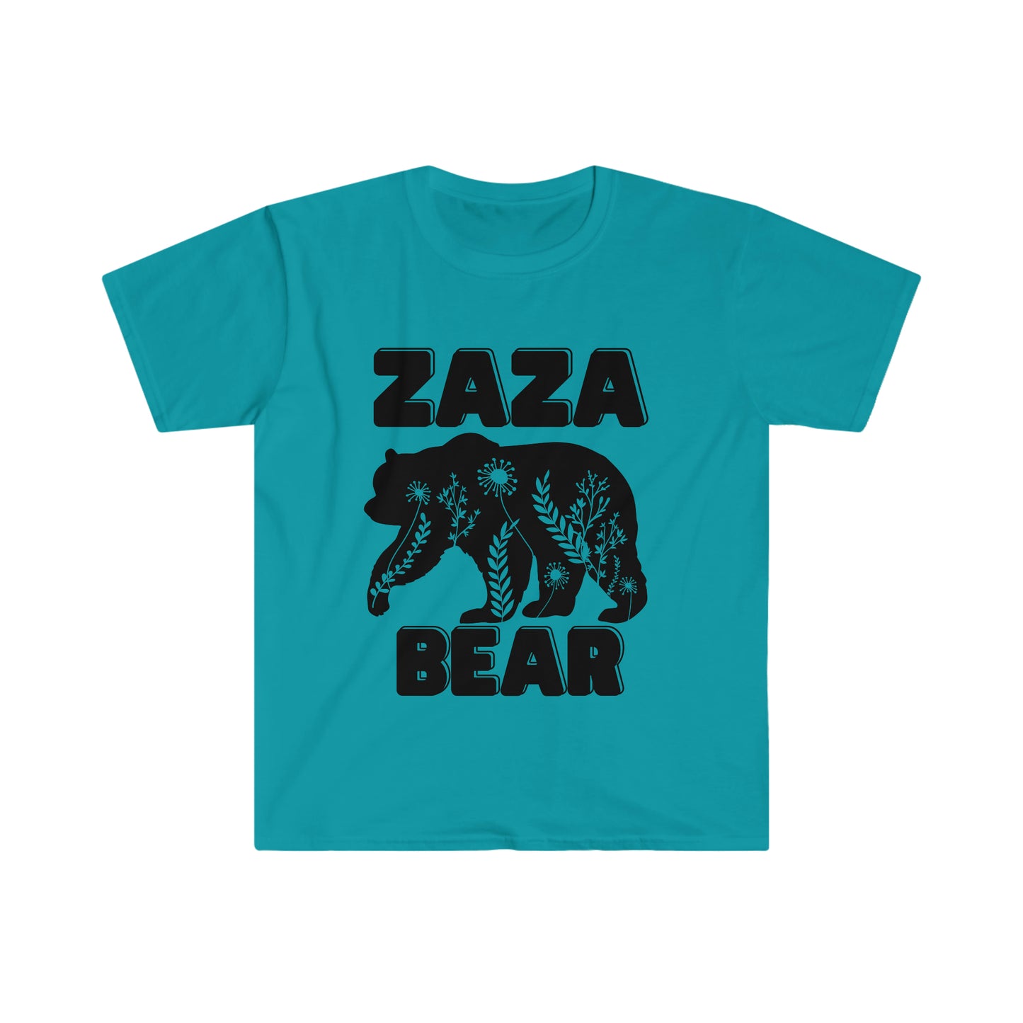 Zaza Bear Nonbinary Parent Unisex Softstyle T-Shirt