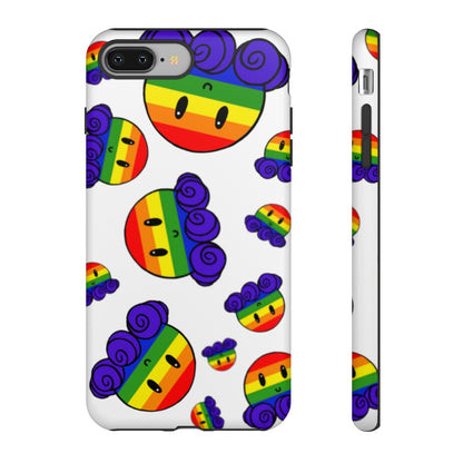 Rainbow Gay Octo Pride Google PIxel iPhone Samsung Tough Case