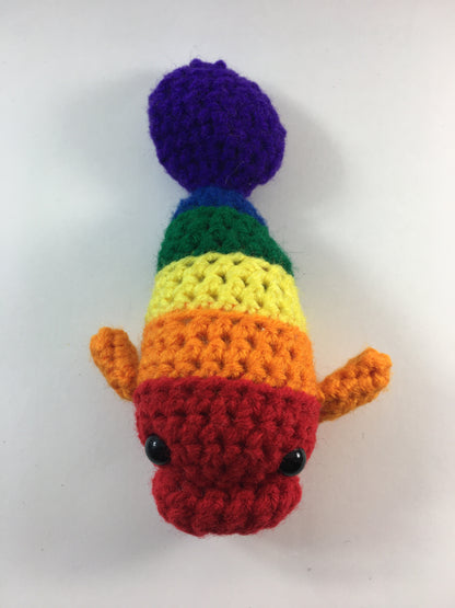 LGBTQIA+ Crochet Amigurumi Rainbow Asexual Lesbian Pansexual Bisexual Genderfluid Transgender Genderfluid Non-Binary Agender Pride