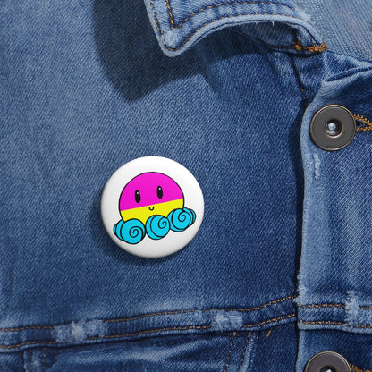 Pansexal OctoPride Pin Buttons