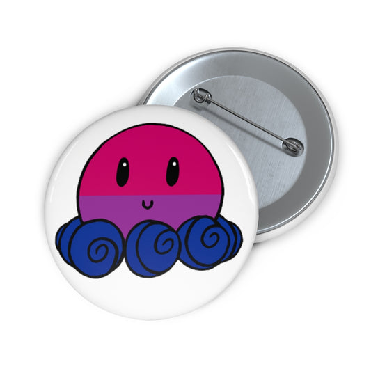 Bisexual OctoPride Pin Buttons