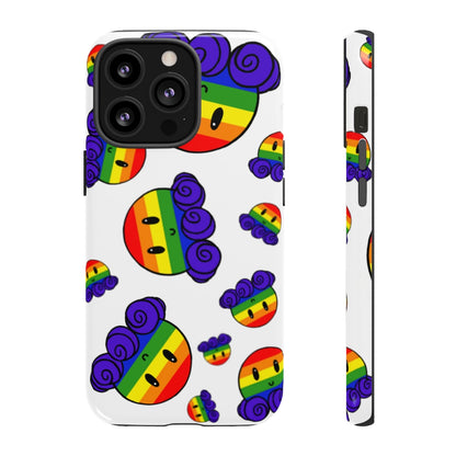 Rainbow Gay Octo Pride Google PIxel iPhone Samsung Tough Case