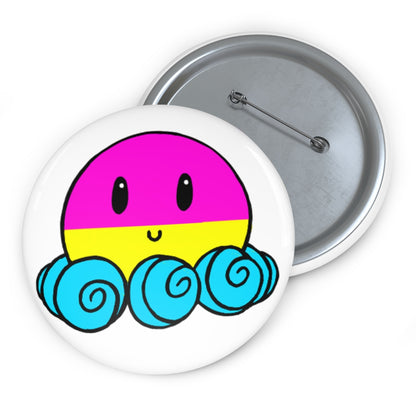 Pansexal OctoPride Pin Buttons