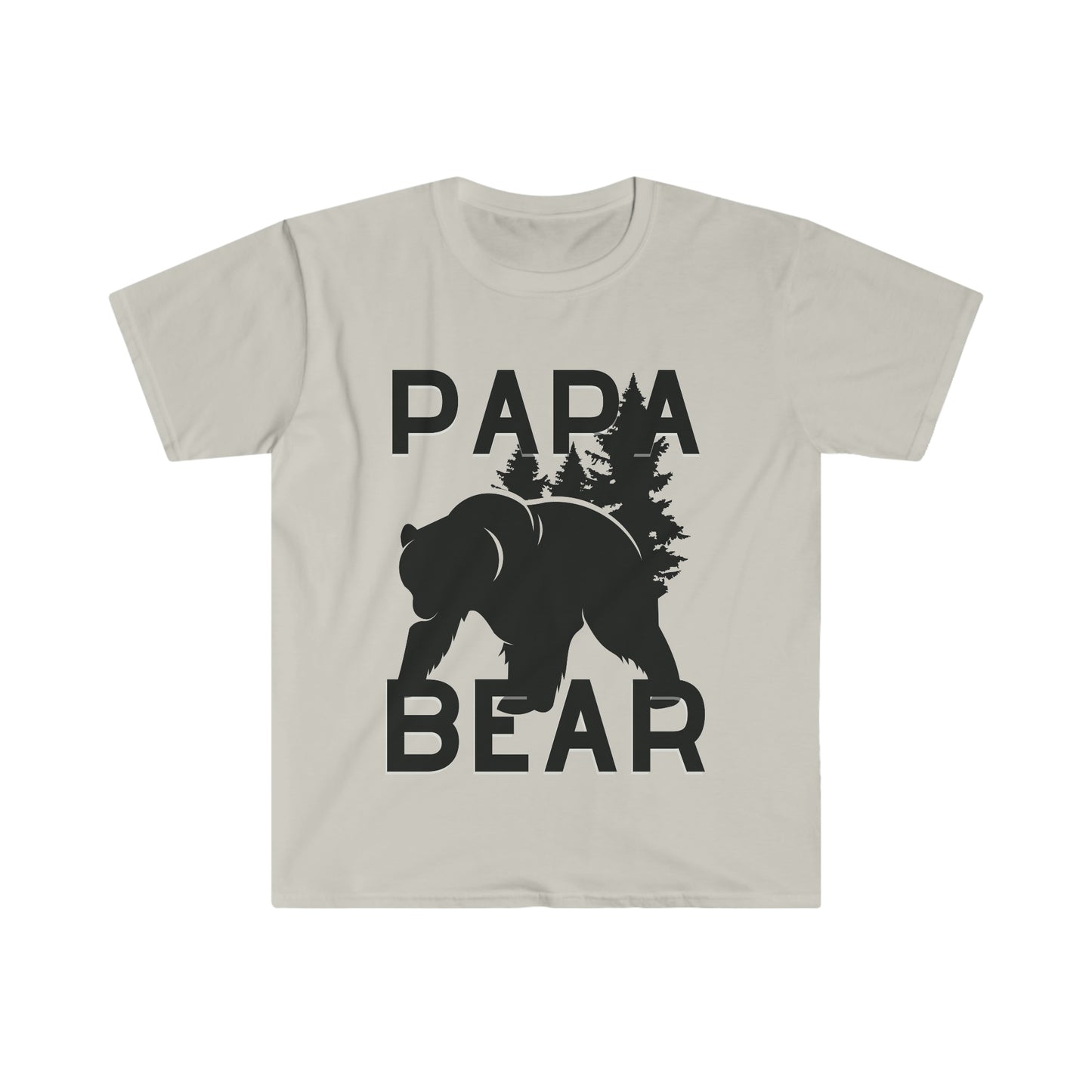Papa Bear Unisex Softstyle T-Shirt