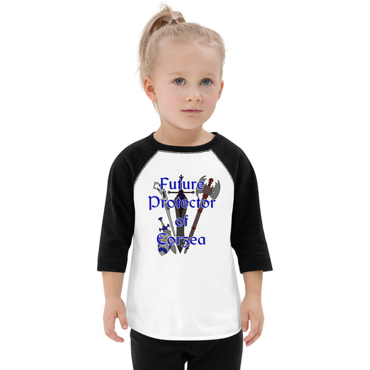 "Future Protector of Eorzea" Tank Final Fantasy XIV Online Toddler Baseball Shirt
